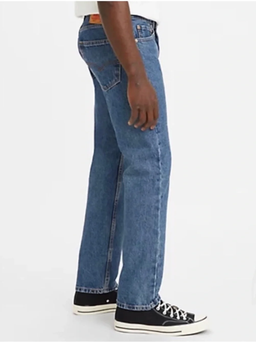 LEVI’S 505 38x30 Mens Denim Jeans Regular Fit Classic Straight Medium Wash $70
